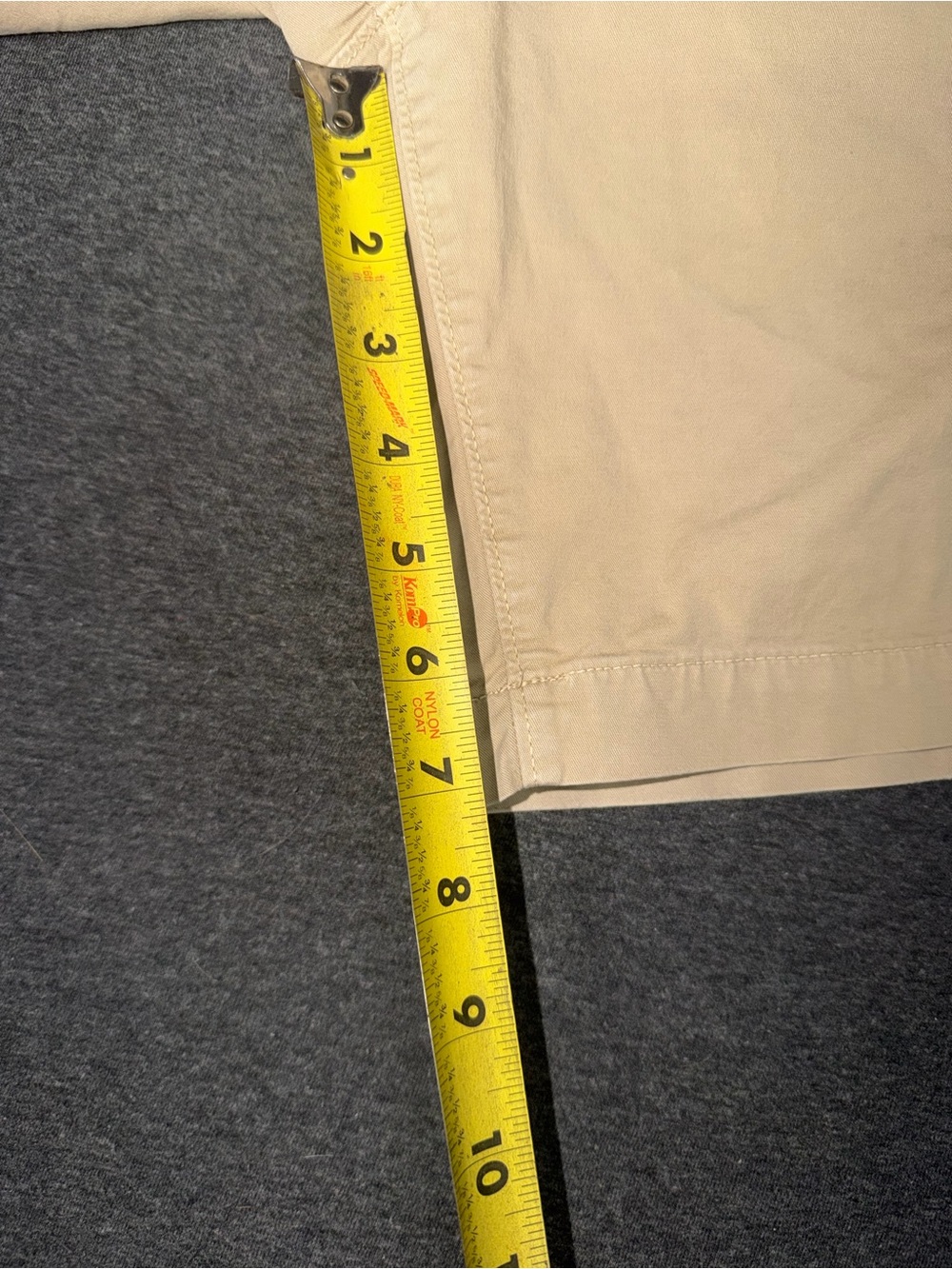American Eagle Men's Flat Front Shorts Beige Waist 28 - Picture 5 of 5